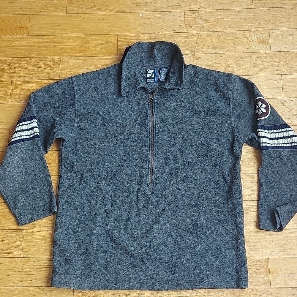 Gap sweater. Grey half.zip  medium